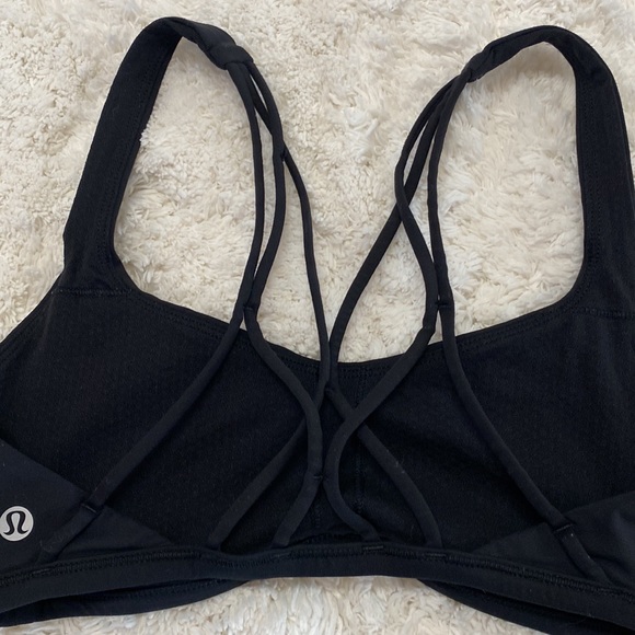 Lululemon Free To Be Zen Bra Black 4 - Picture 7 of 8